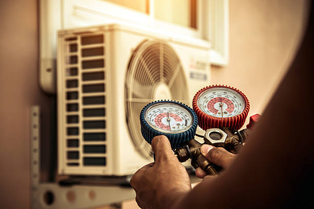 Professional Hvac Maintenance technician working in Bluffton, SC